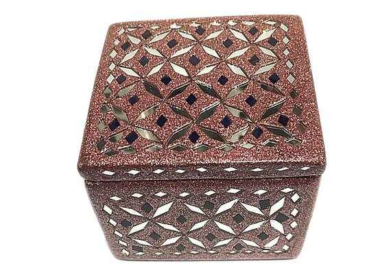 Decorative Handcrafted Lacquer Work Jewellery Box 3x3