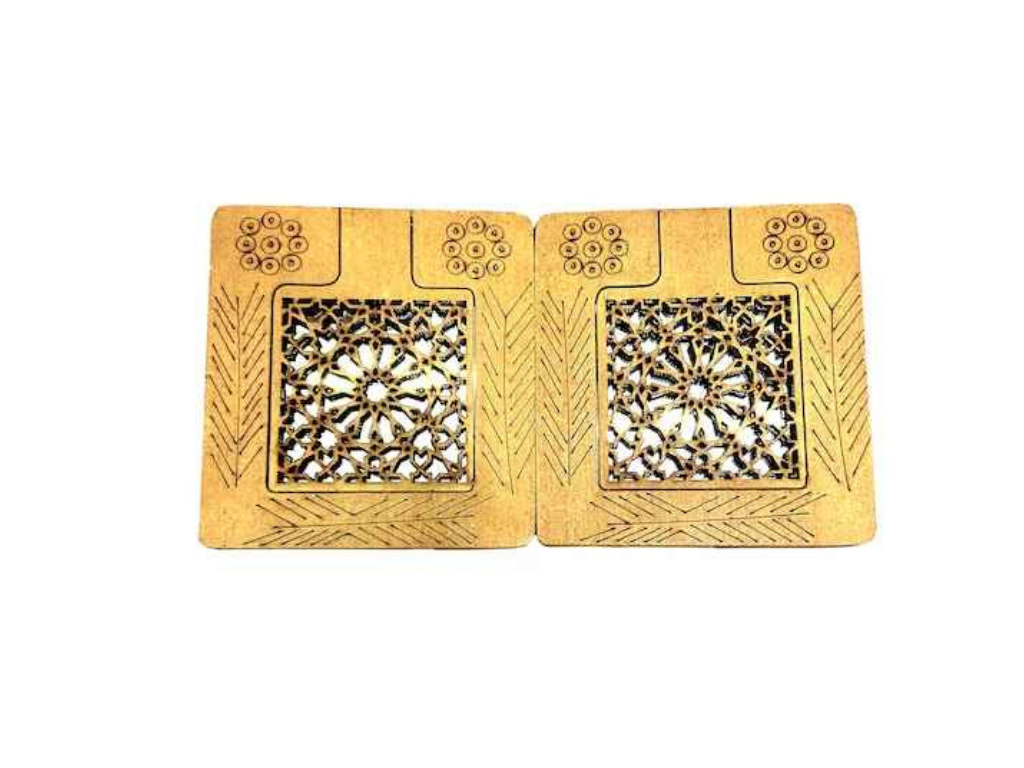 Beautiful Wooden Pocket Mirrors For Home Decor and Gift in Set of 6