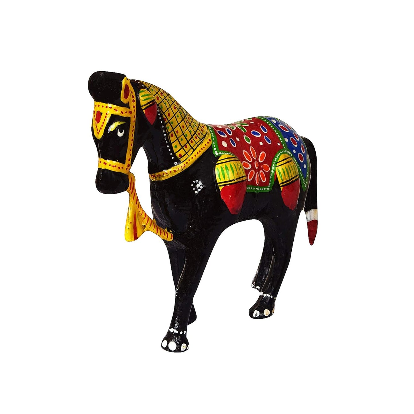 Handmade Paper Mache/Fiber Horse Showpiece Idol for Home Decor
