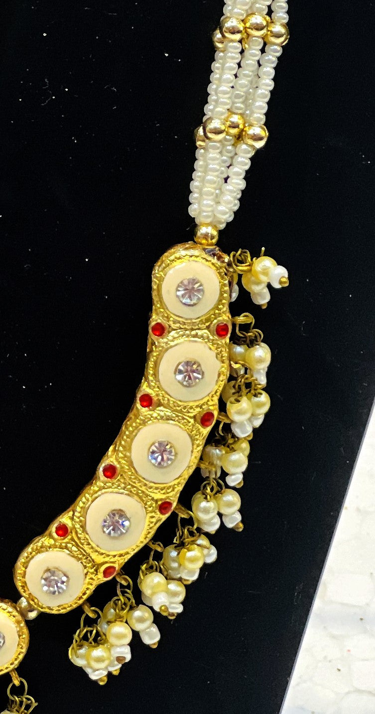 Handmade Lacqure Meenakari Work Jewellery Set