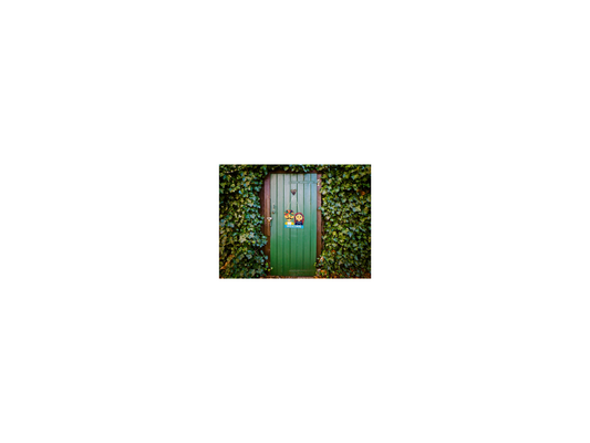 Wooden Indian Style Uncle Aunty Welcome Door Hanging