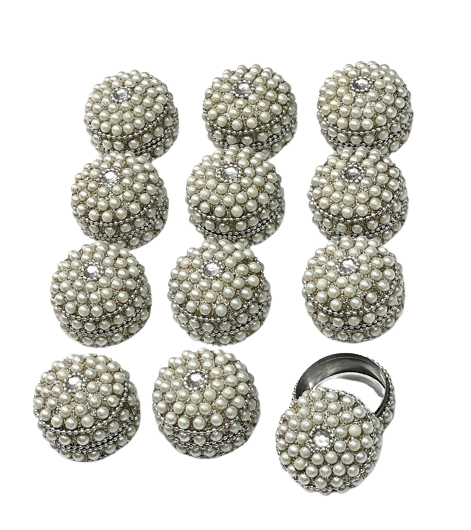 Aluminium Lacquer Sindoor , Pill And Earring Box (Set of 12), Round