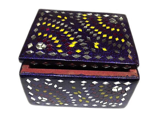Decorative Handcrafted Lacquer Work Jewellery Box 3x4