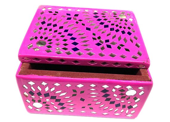 Decorative Handcrafted Lacquer Work Jewellery Box 3x4