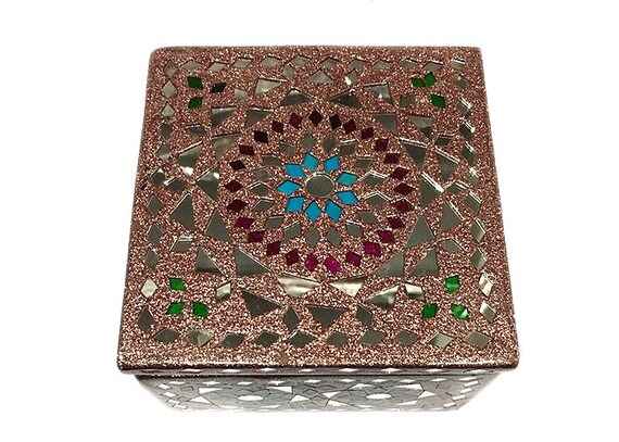 Decorative Handcrafted Lacquer Work Jewellery Box 4x4