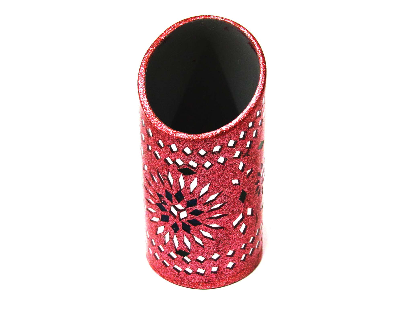 Handmade Beautiful Pen Stand In Lac And Mirror Work