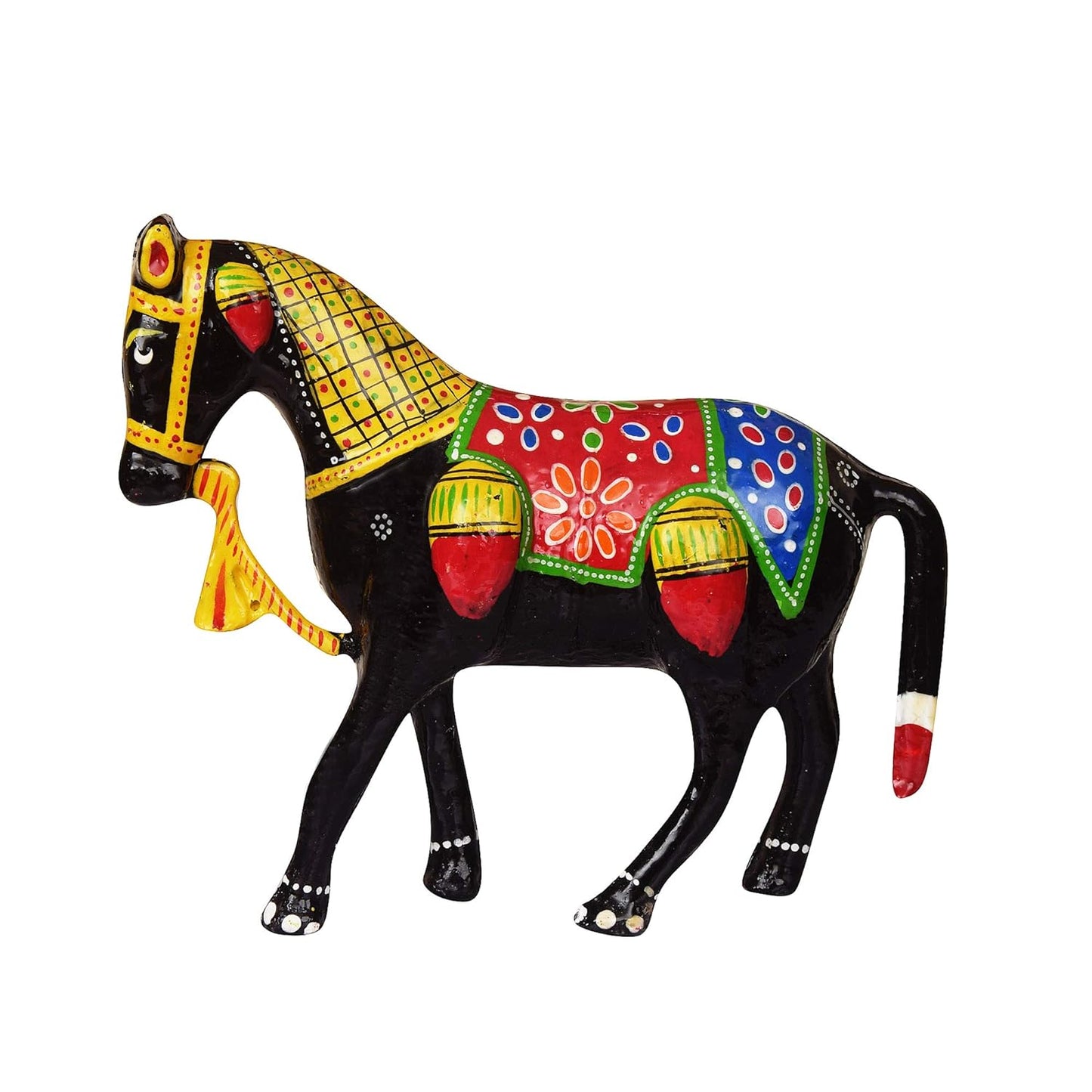 Handmade Paper Mache/Fiber Horse Showpiece Idol for Home Decor