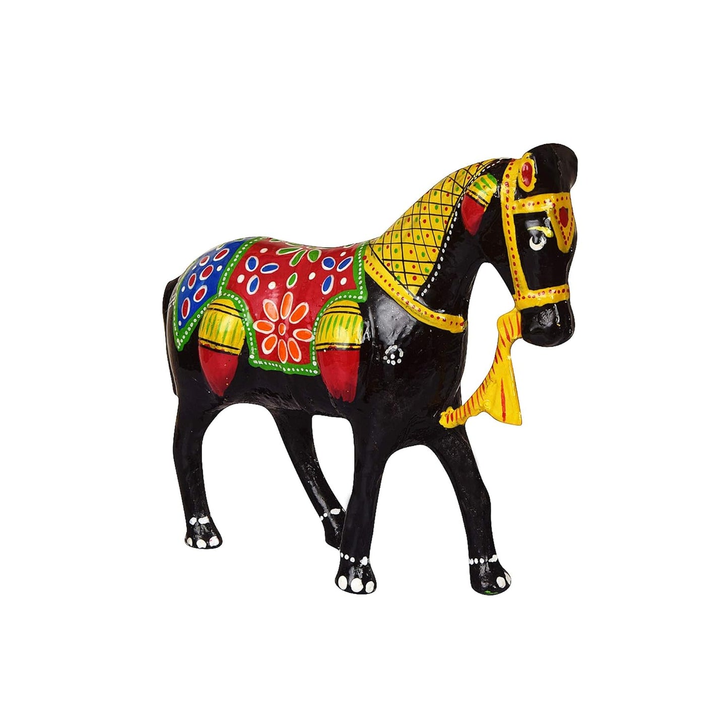 Handmade Paper Mache/Fiber Horse Showpiece Idol for Home Decor