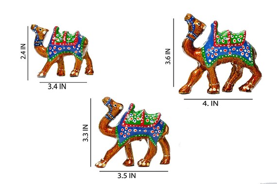 Handcrafted 3pc Camel Family Set Showpiece For decorate