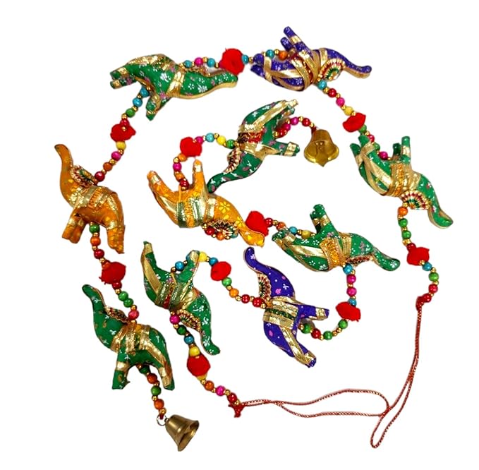 Handmade Elephant Cotton Stuffed Rajasthani & Gujarati Traditional Door Hanging