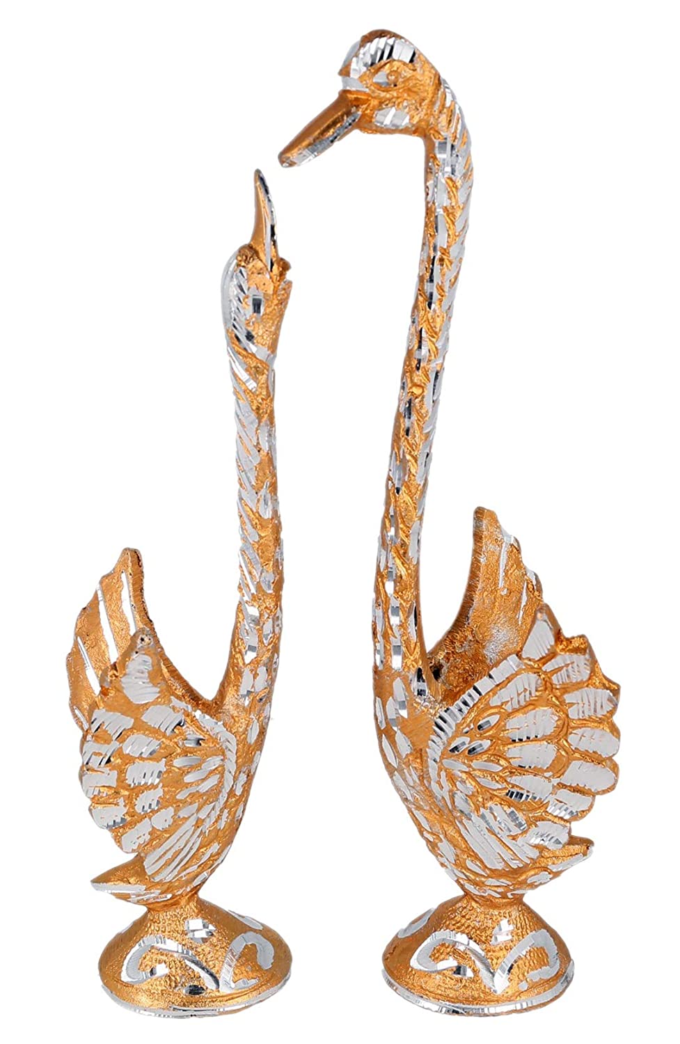 Handmade Beautiful Pair of Kissing Swan/Duck Home Decor