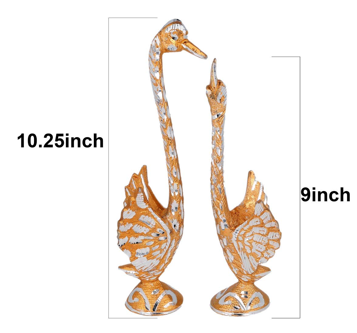 Handmade Beautiful Pair of Kissing Swan/Duck Home Decor