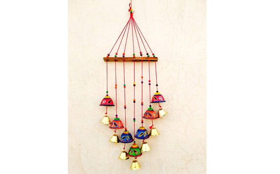 Colored Bells Wall/Door Hanging