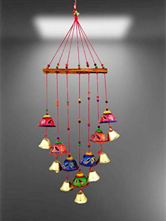 Colored Bells Wall/Door Hanging