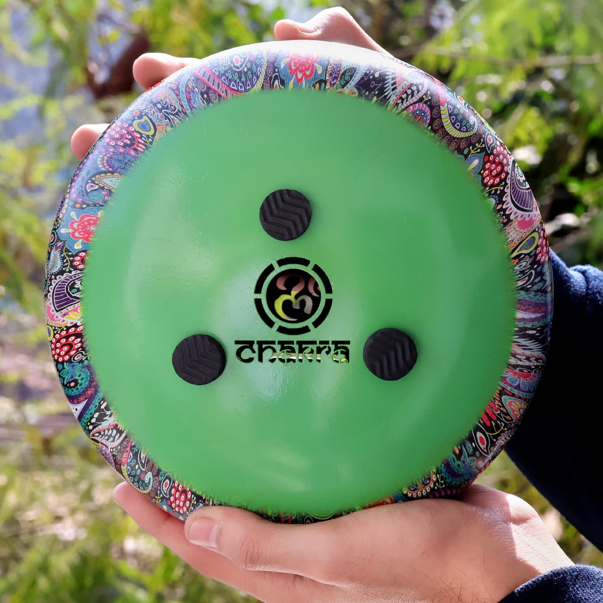 Indian Handmade Beautifull 8 Nodes Steel Musical Drum