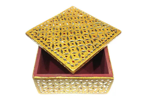 Decorative Handcrafted Lacquer Work Jewellery Box For Home Decor And Gift