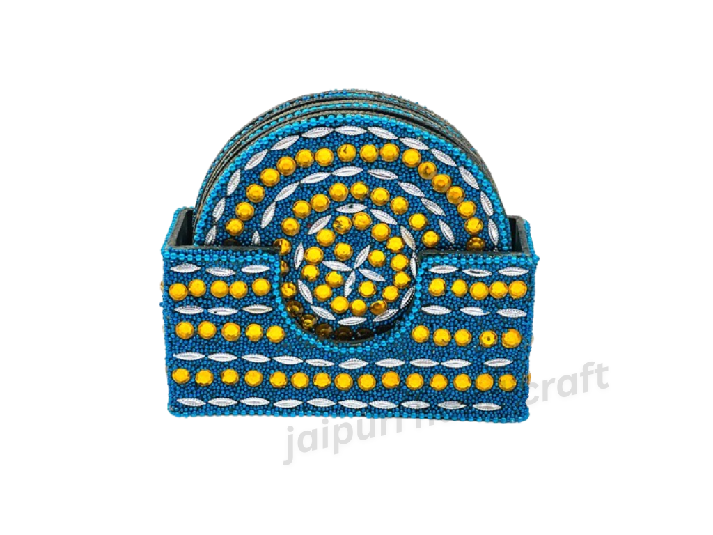 Beautifully Handmade Round Lacquer Tea Coaster