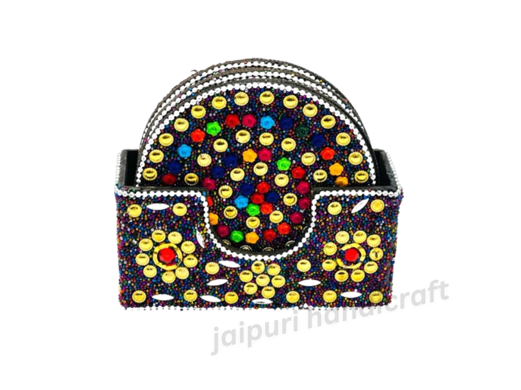 Beautifully Handmade Round Lacquer Tea Coaster