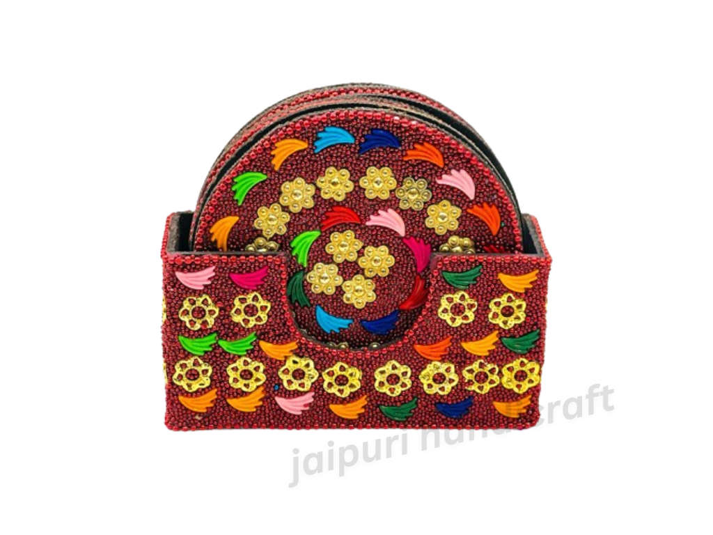 Beautifully Handmade Round Lacquer Tea Coaster