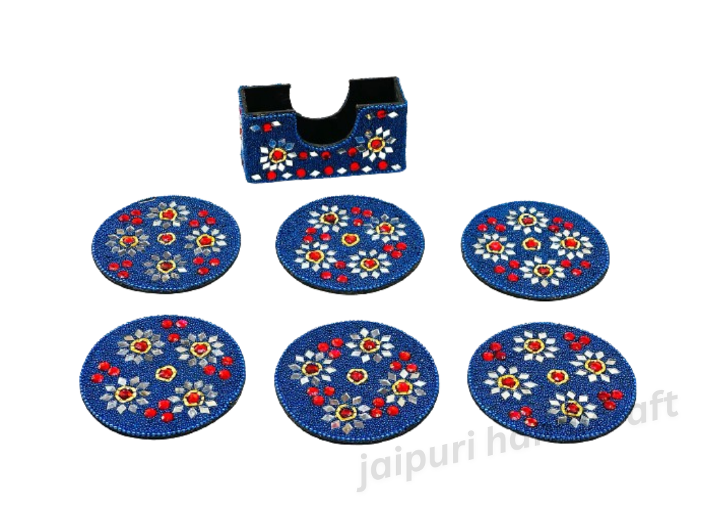 Beautifully Handmade Round Lacquer Tea Coaster