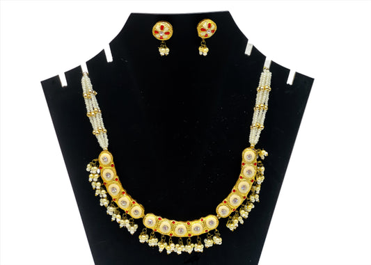 Handmade Lacqure Meenakari Work Jewellery Set