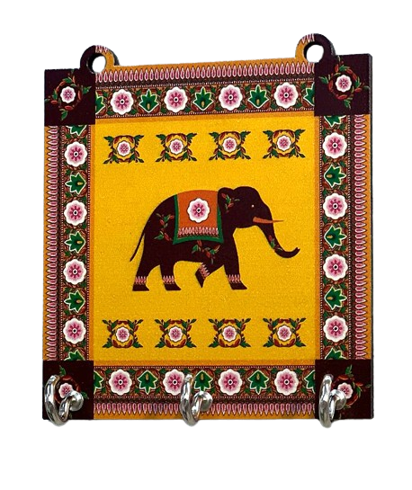 Handmade Wooden Hand Painted Key Hanger For Decor