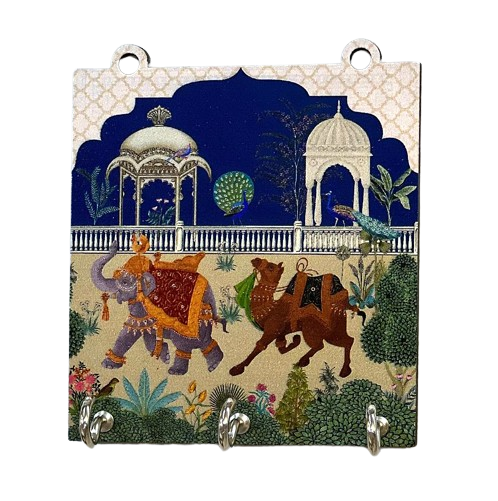 Handmade Wooden Hand Painted Key Hanger For Decor