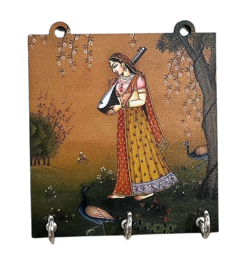 Handmade Wooden Hand Painted Key Hanger For Decor