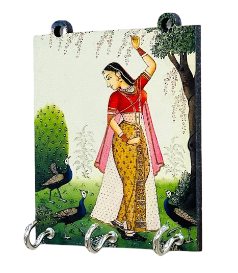 Handmade Wooden Hand Painted Key Hanger For Decor