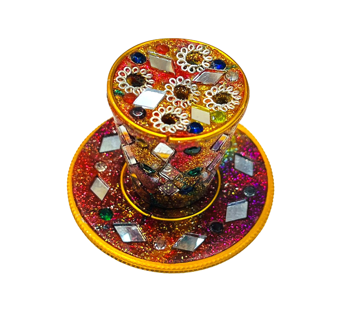 Handmade Lacquer (Lac) Incense Holder For Home Decor