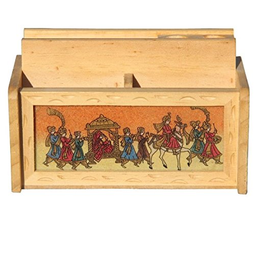 Handmade Real Gemstone Painting 2 Pen/Mobile And Card Holder