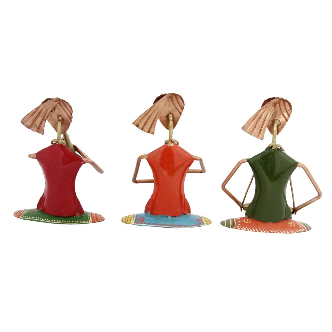 Indian Handmade 3Pc Musician Set For Home Decor