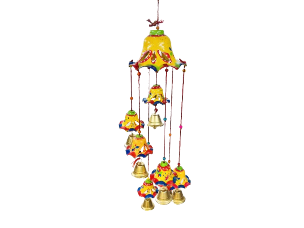 Handmade Beautiful Bell Design Hanging With 7 Small Bells