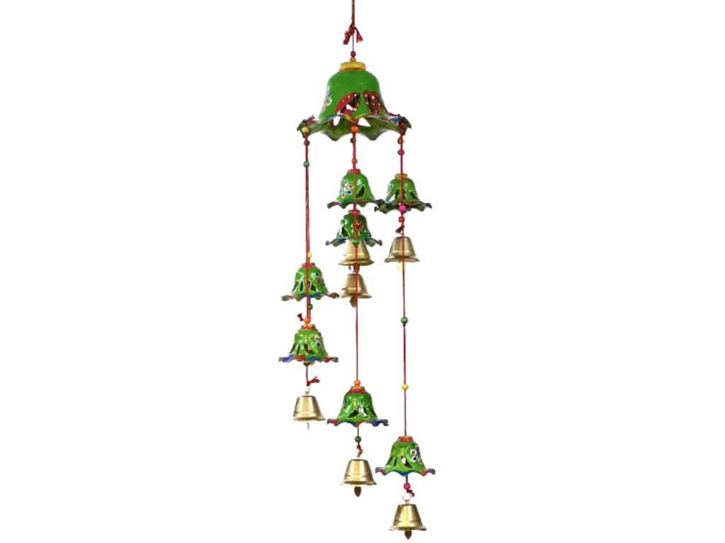 Handmade Beautiful Bell Design Hanging With 7 Small Bells