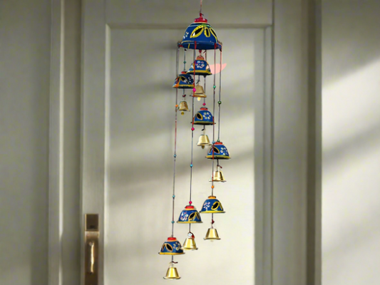 Handmade Beautiful Bell Design Hanging With 7 Small Bells