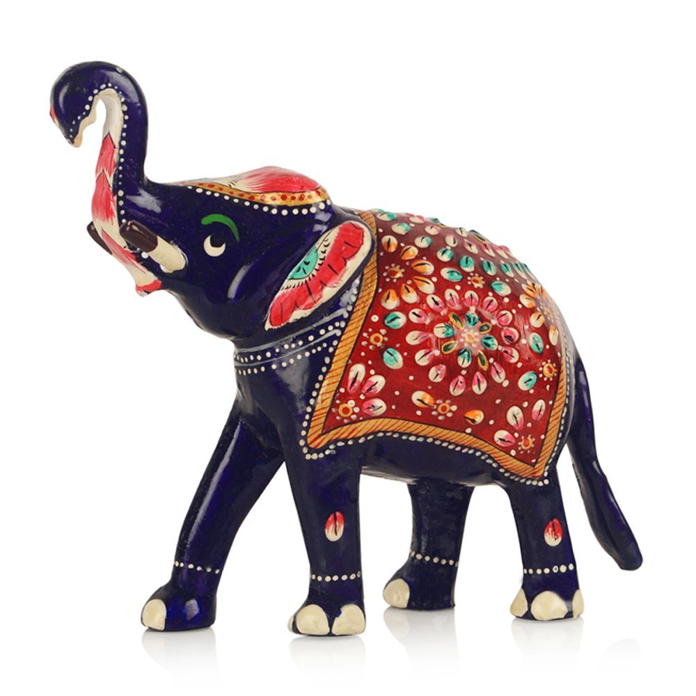 Handcrafted Metal Elephant Set For Home Decor