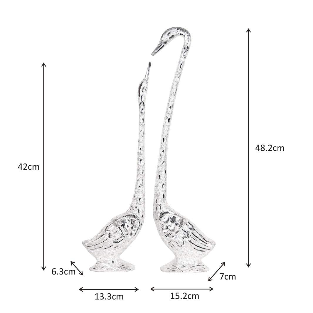 Handmade Beautiful Pair of Kissing Swan/Duck Home Decor