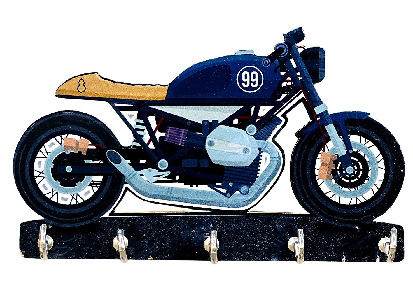 Handmade Wooden Vehicle Style Key Hanger For Home Decor And Gift