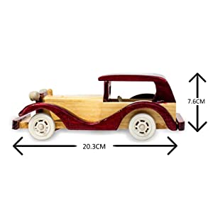 Handmade Wooden Car Showpiece For Home Decor And Gift