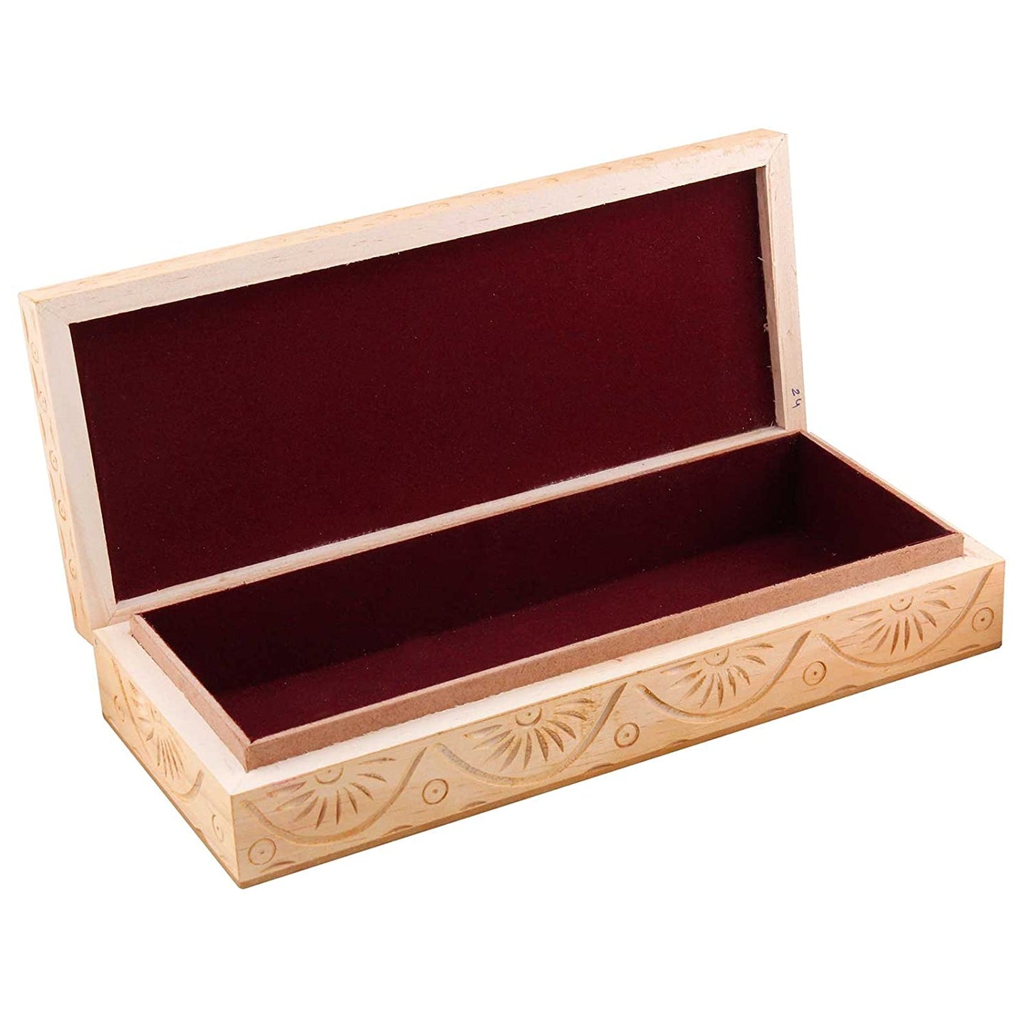 Handmade Wooden Gemstone Painted Jewellery Box For Decor And Gift